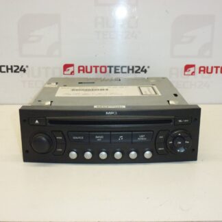 Car radio with CD MP3 Citroën Peugeot 9662925977 6564CJ