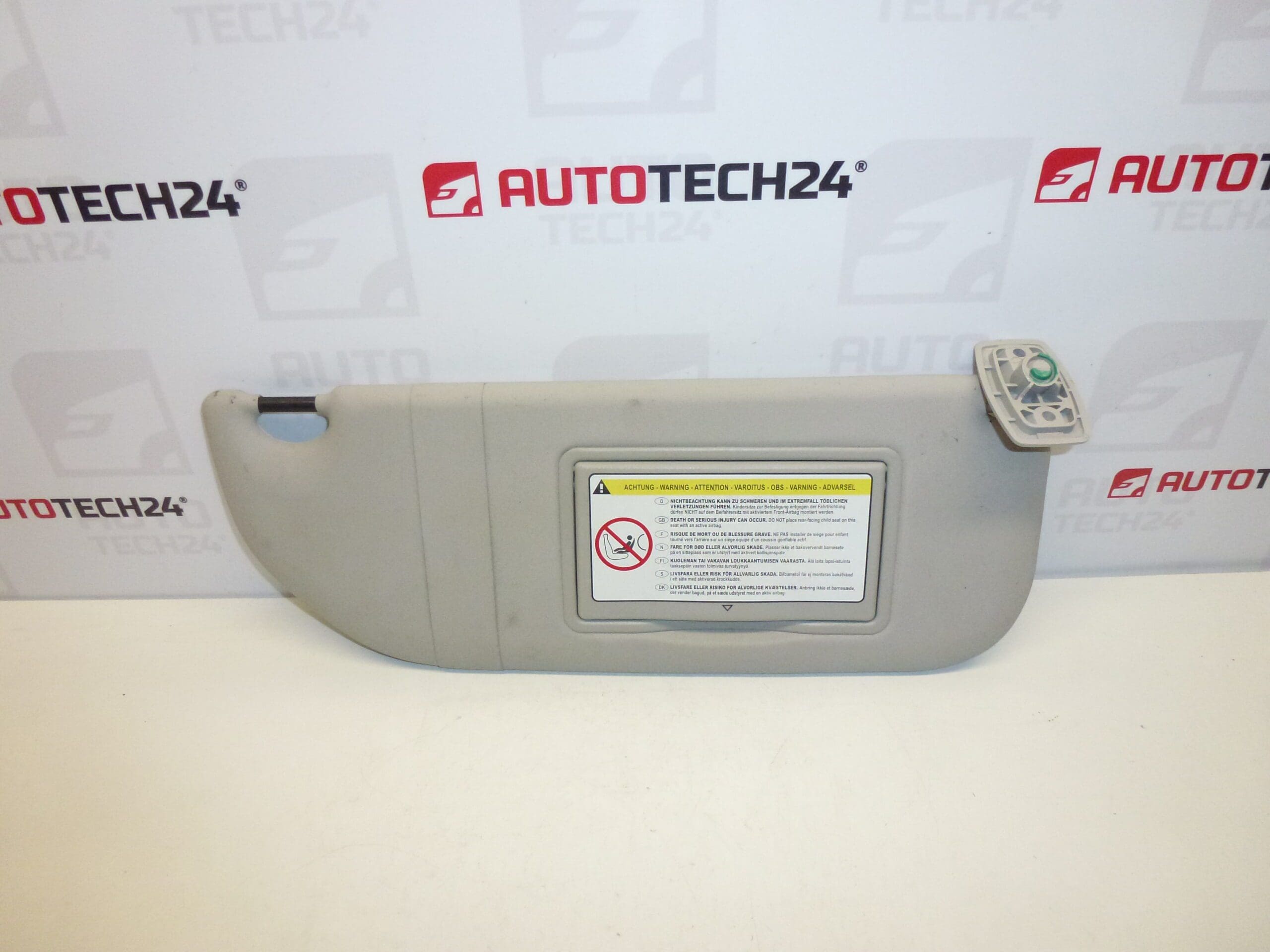 Sun visor Citroën Peugeot right 8143KL 1611905180