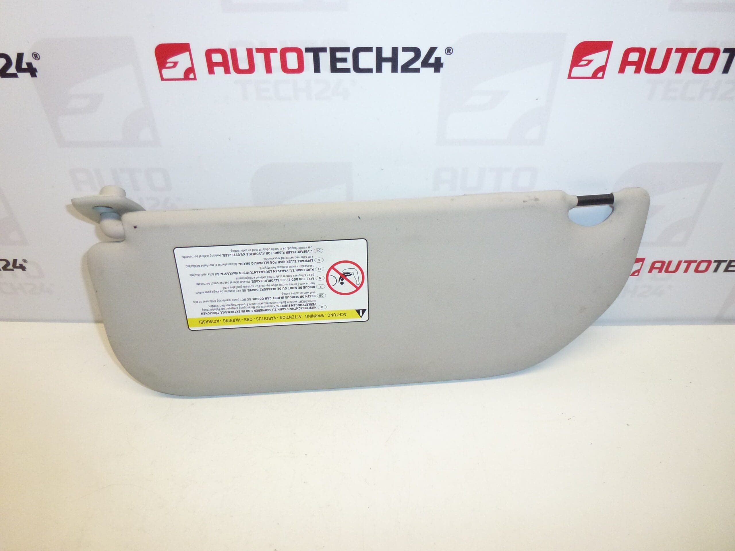 Sun visor Citroën Peugeot right 8143KL 1611905180