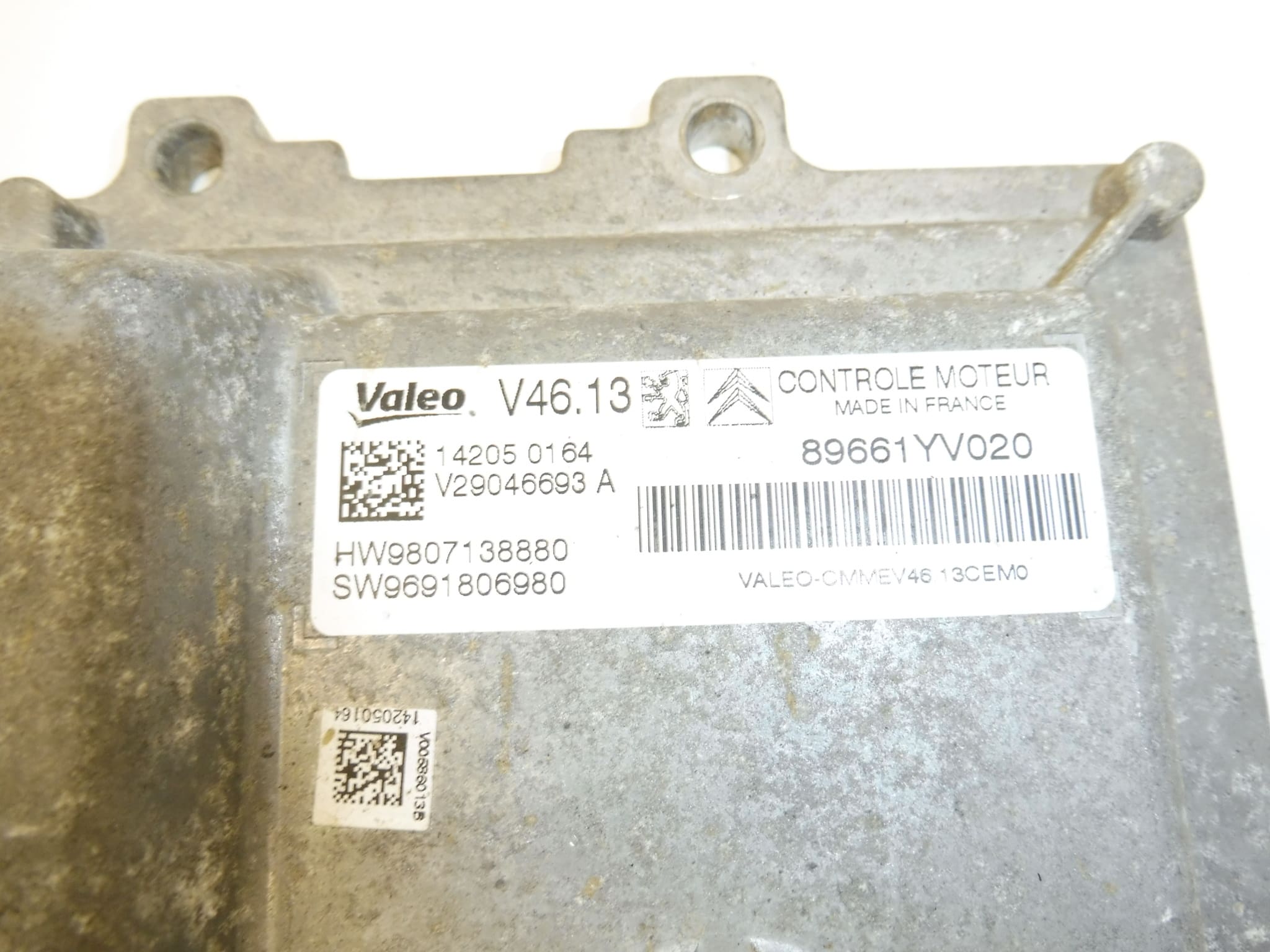 Control unit Valeo V46.13 Citroën Peugeot 9807138880 9691806980 9691682380