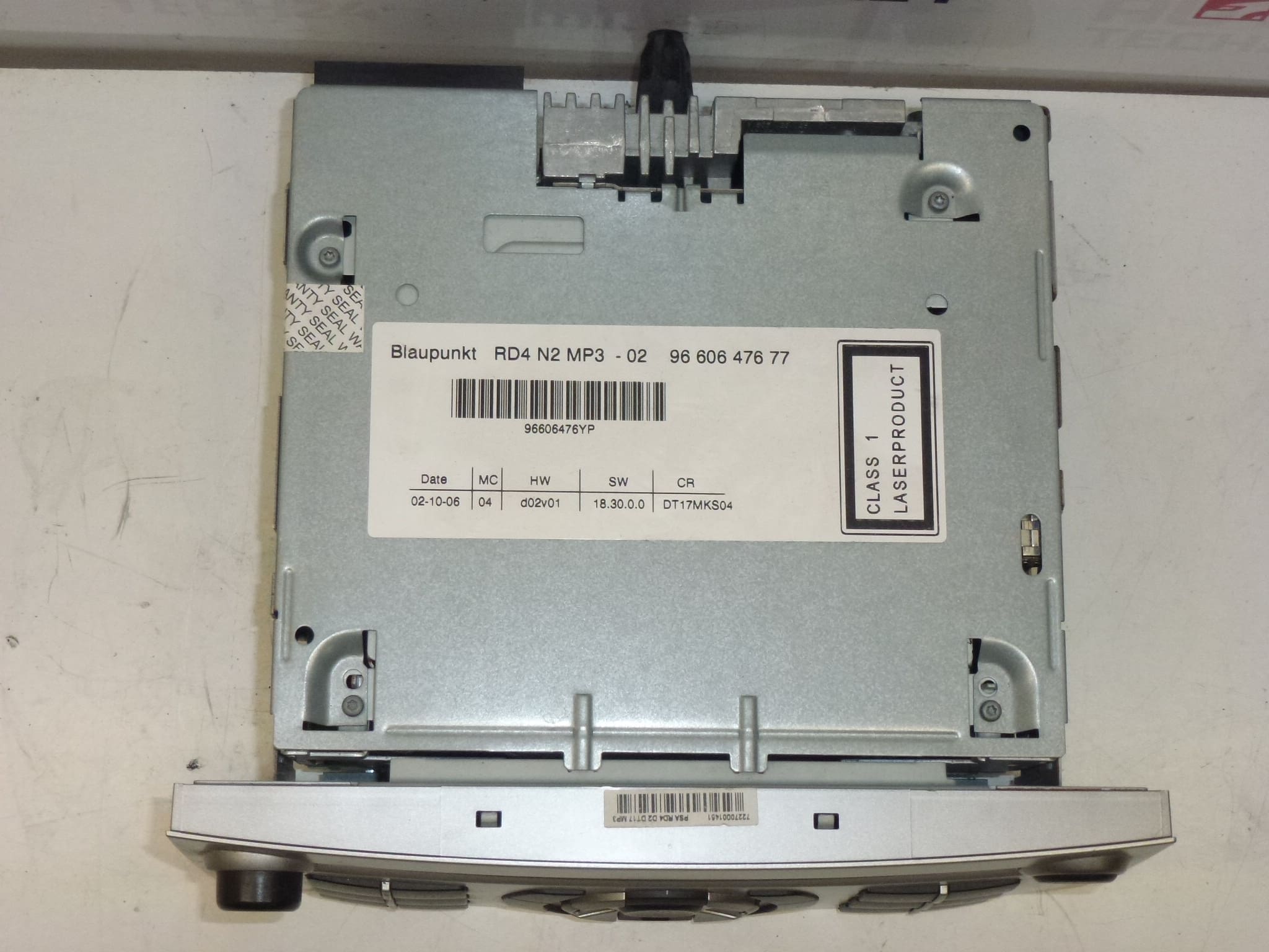 Car radio radio CD MP3 Citroën Peugeot RD4 N2 9660647677 657953