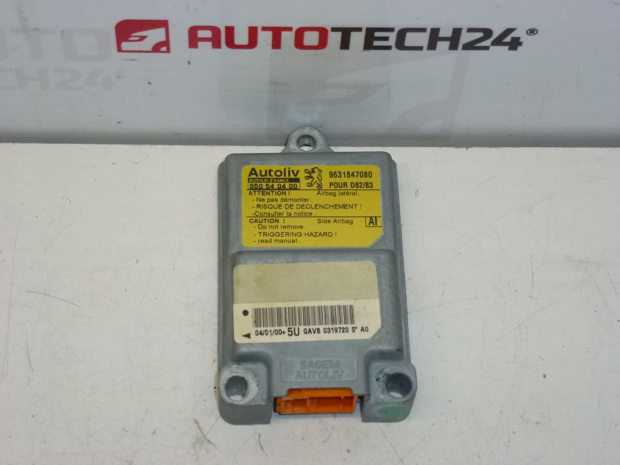 Citroën Peugeot Side Airbag Unit 9631847080 550540400