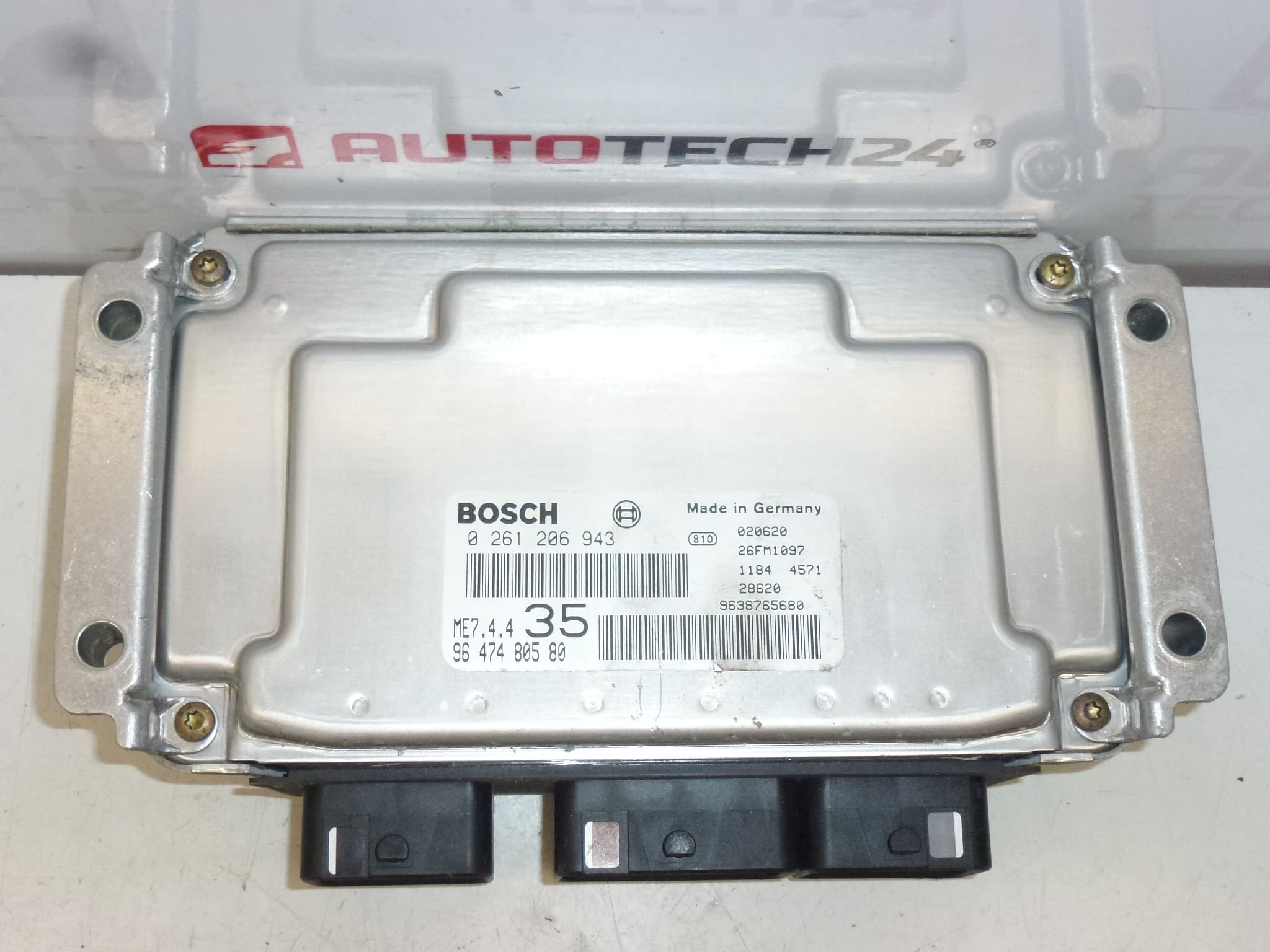 Engine Control Unit Bosch ME7.4.4 0261206943 96547480580 - Image 2