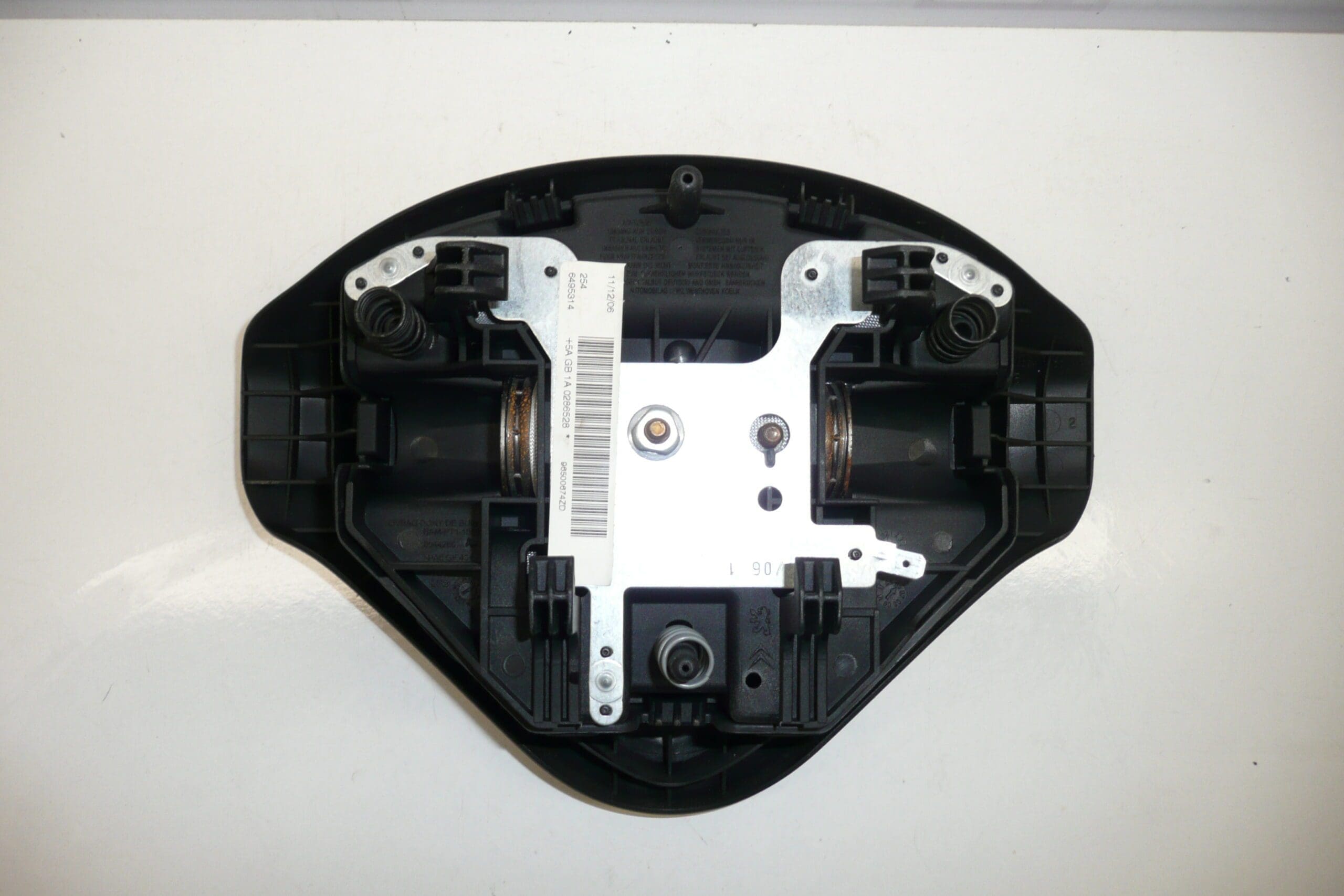 Steering wheel airbag for Peugeot 207, part number 96500674ZD 4112JA - Image 2