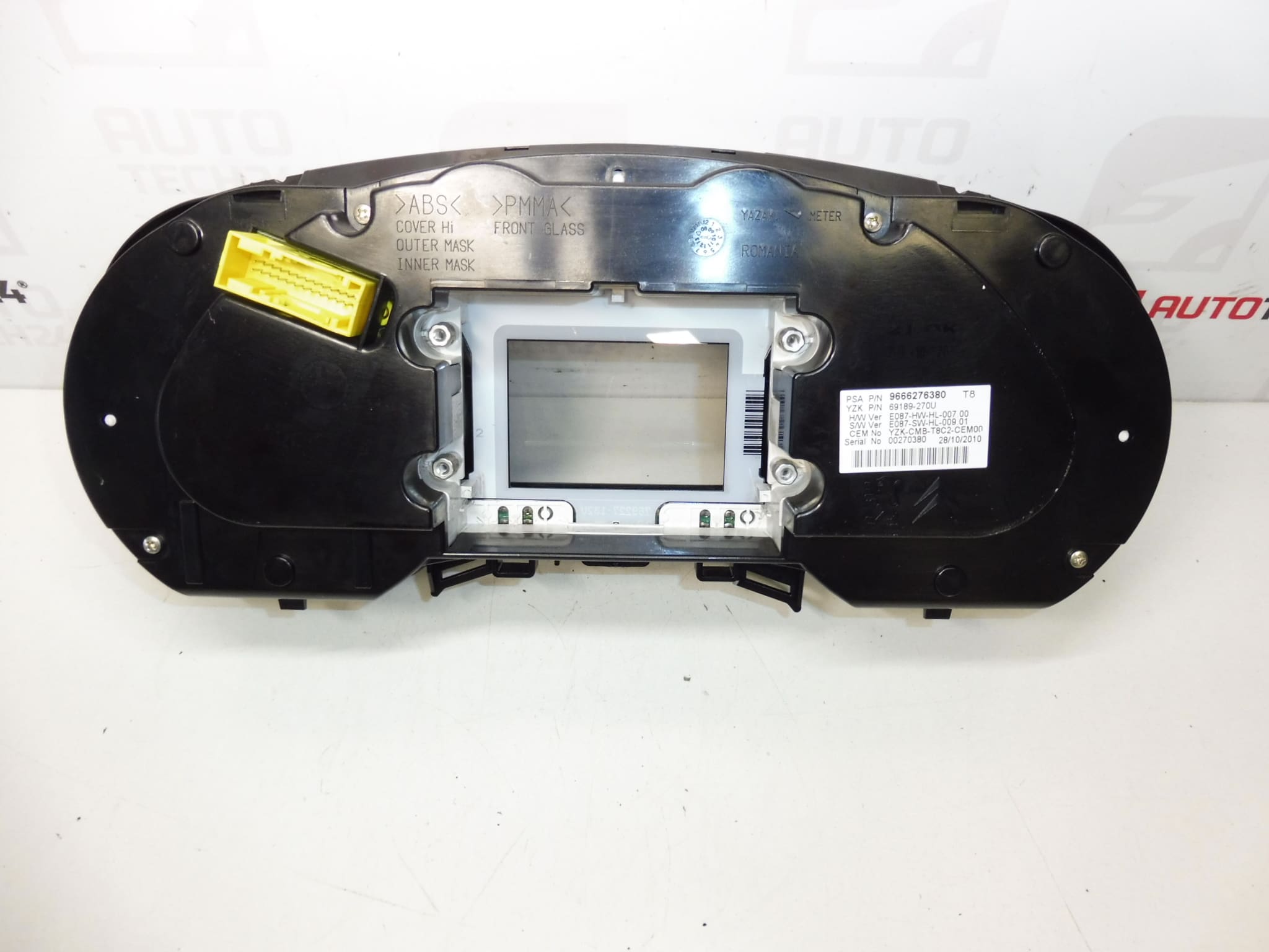 Tachometer 201000km Peugeot 3008 5008 9666276380 9805170680 6103Y4 - Image 2