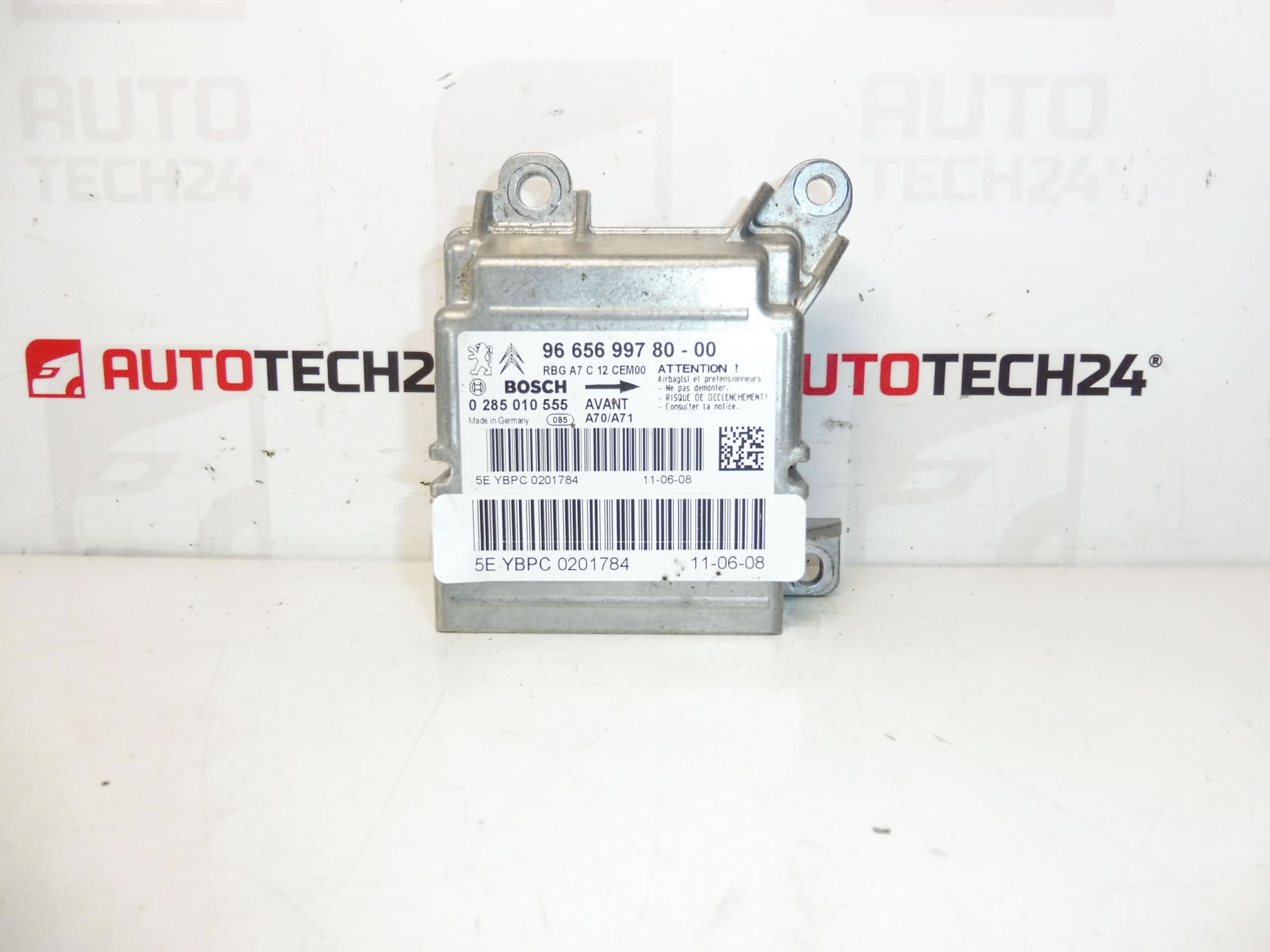Bosch Peugeot 207 airbag unit 9665699780 0285010555 6546K0
