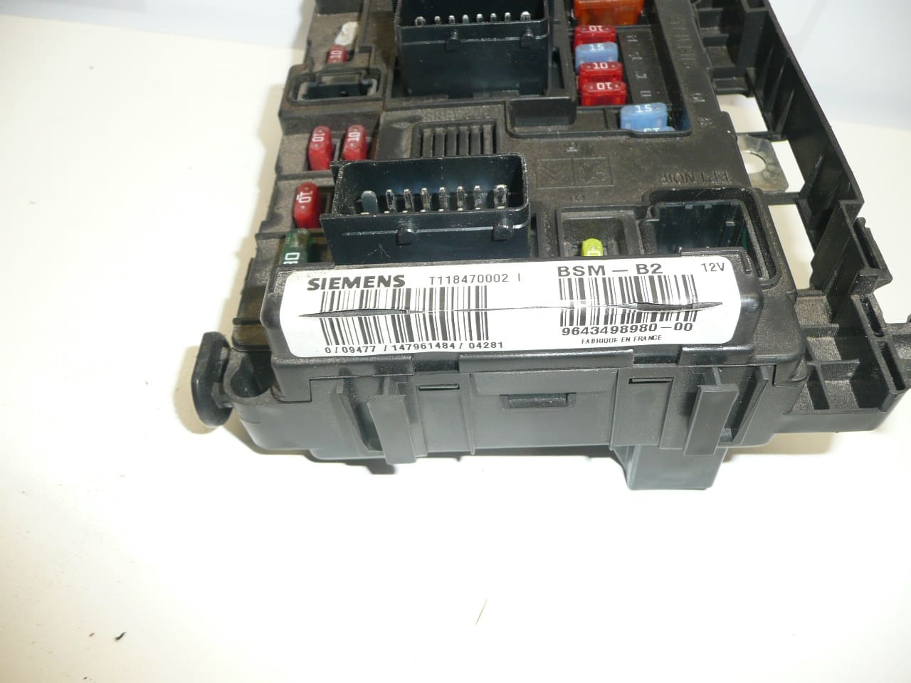 BSM B2 Siemens Citroen Peugeot 9643498980 (Engine Fuse And Relay Box) - Image 2
