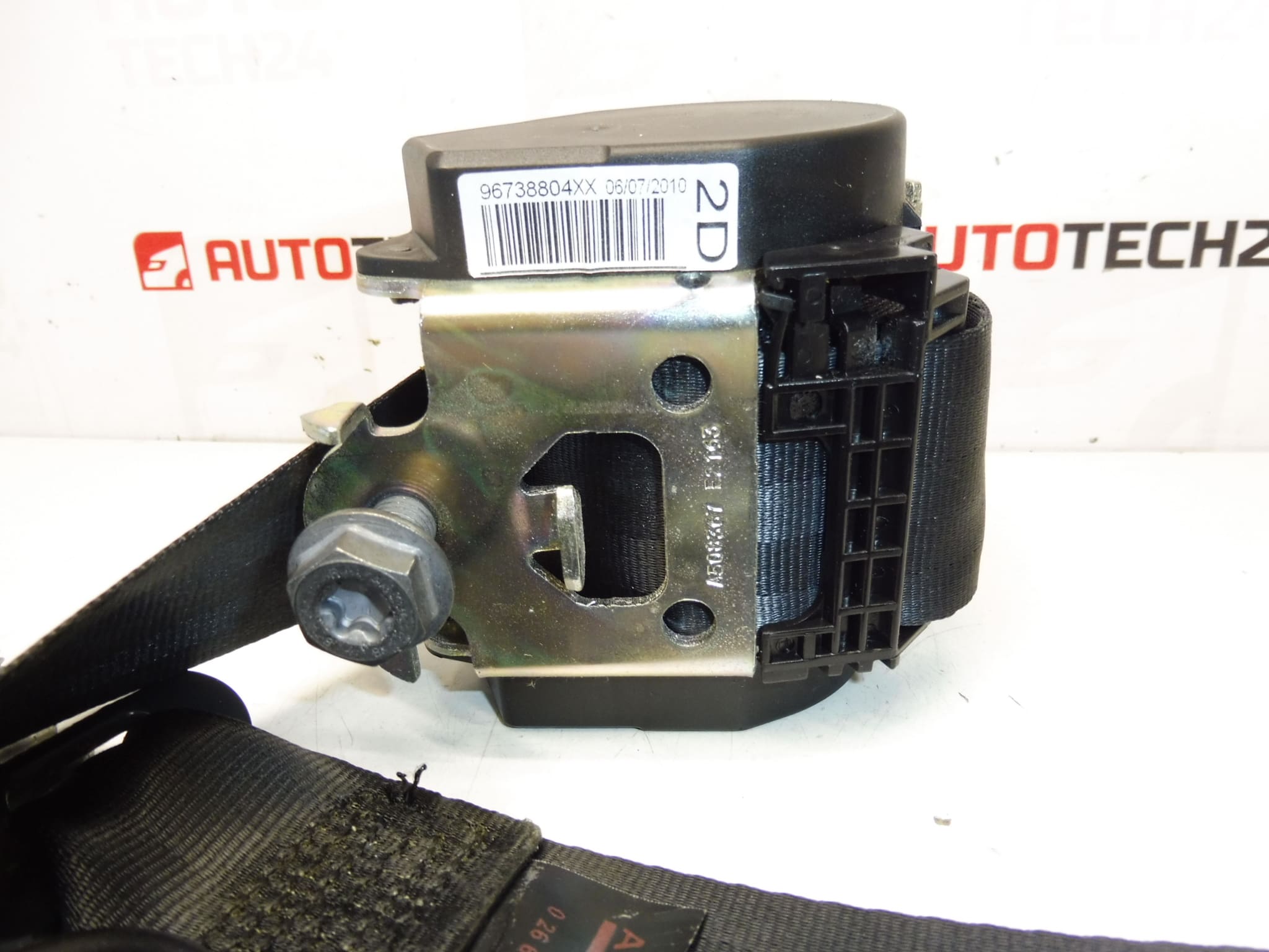 Right Rear Seat Belt Peugeot 207 96738804XX 8975XK - Image 2