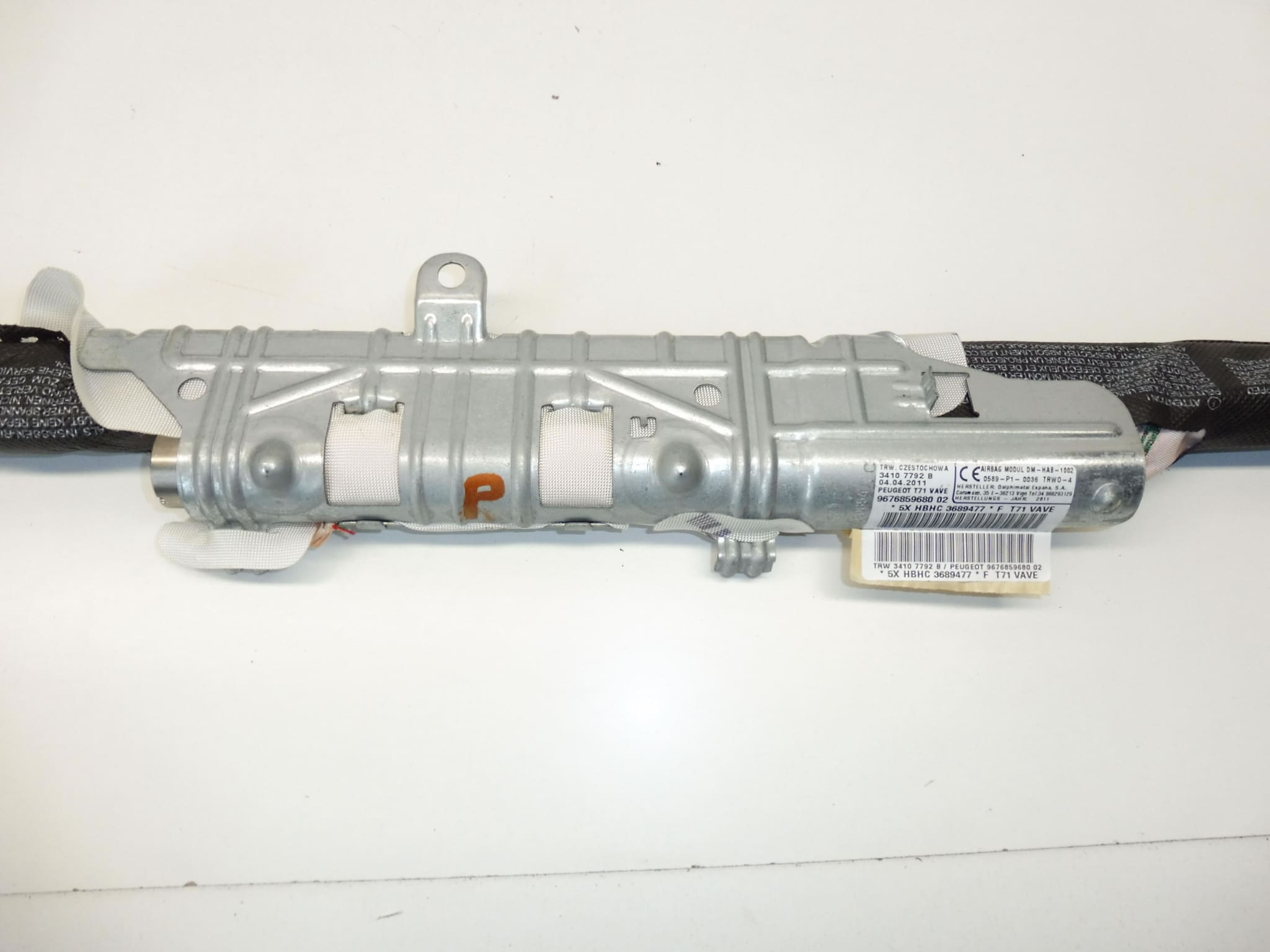 Roof Airbag Peugeot 308 9676859680 8338U7 - Image 2