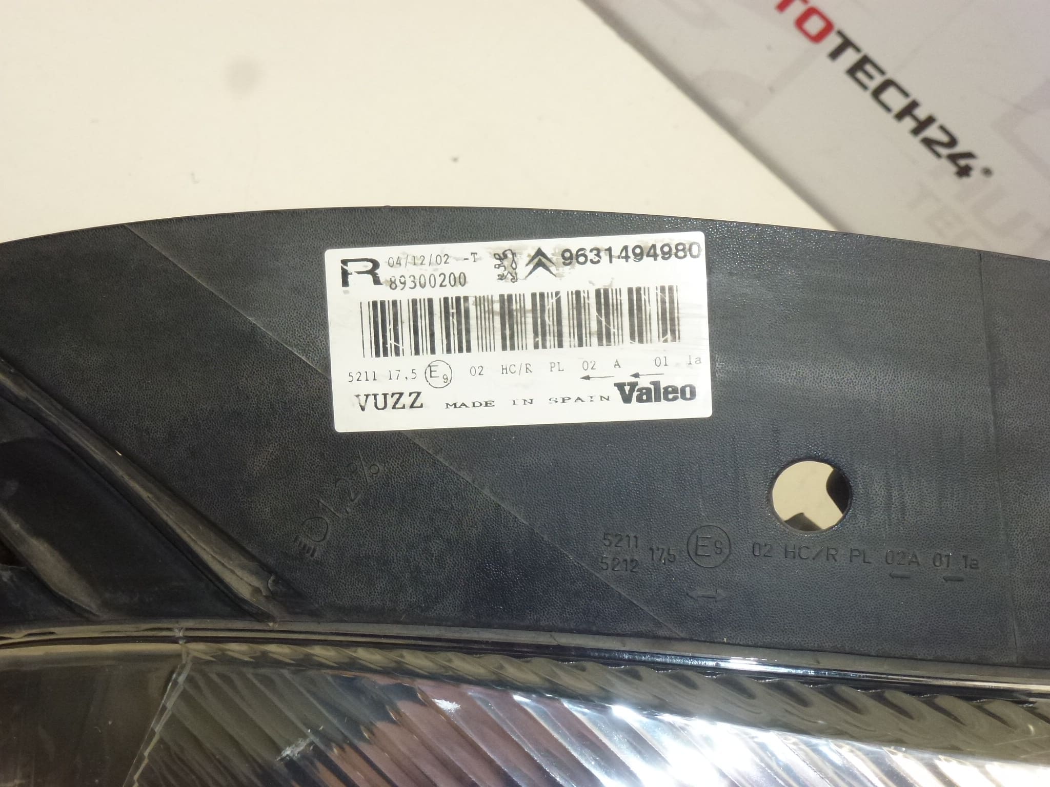 Citroën Xsara Picasso Right Headlight -04 9631494980 6205W0 - Image 2