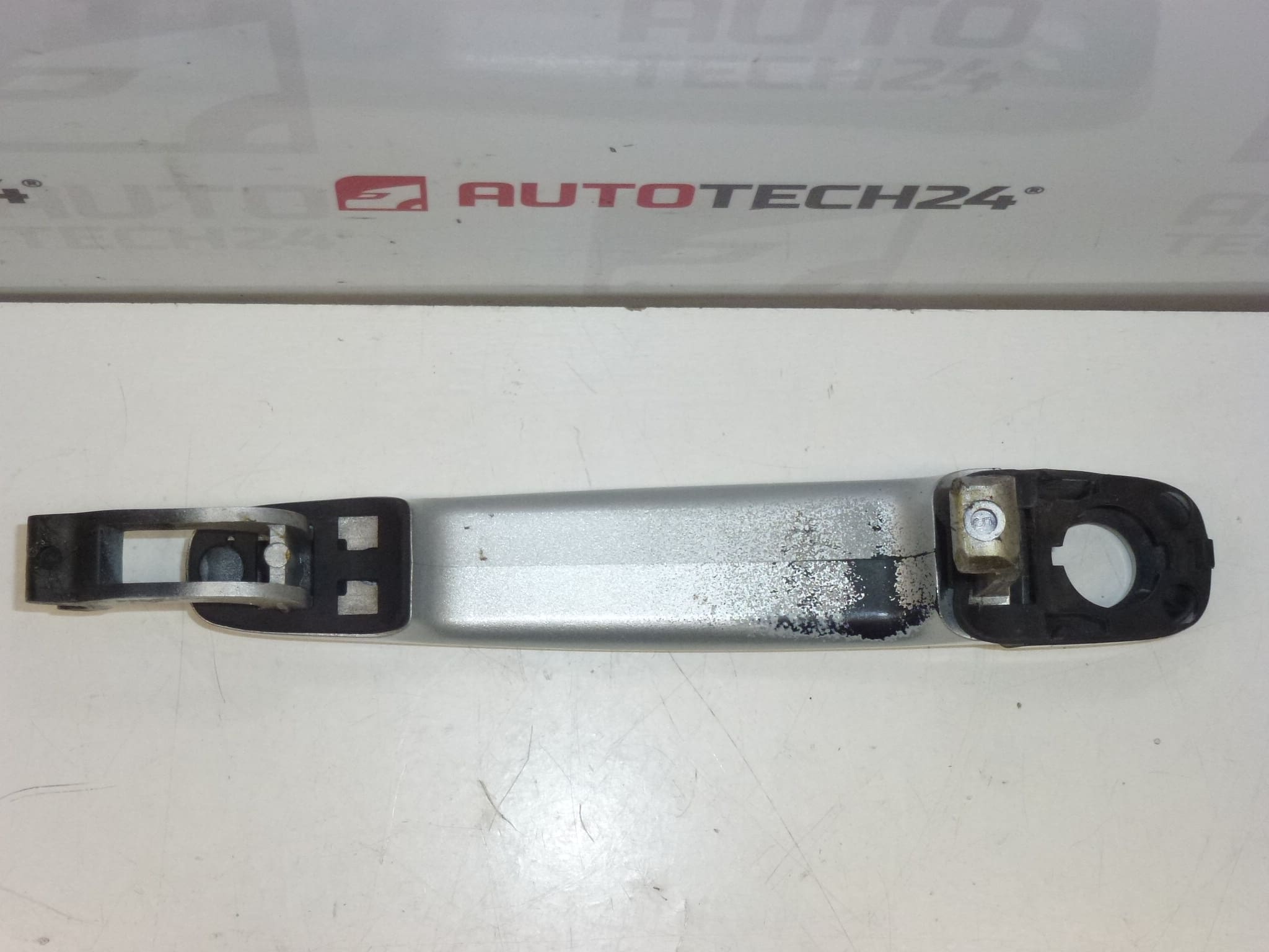 Door Handle Citroën Peugeot Silver EZRC 9101W5 - Image 2