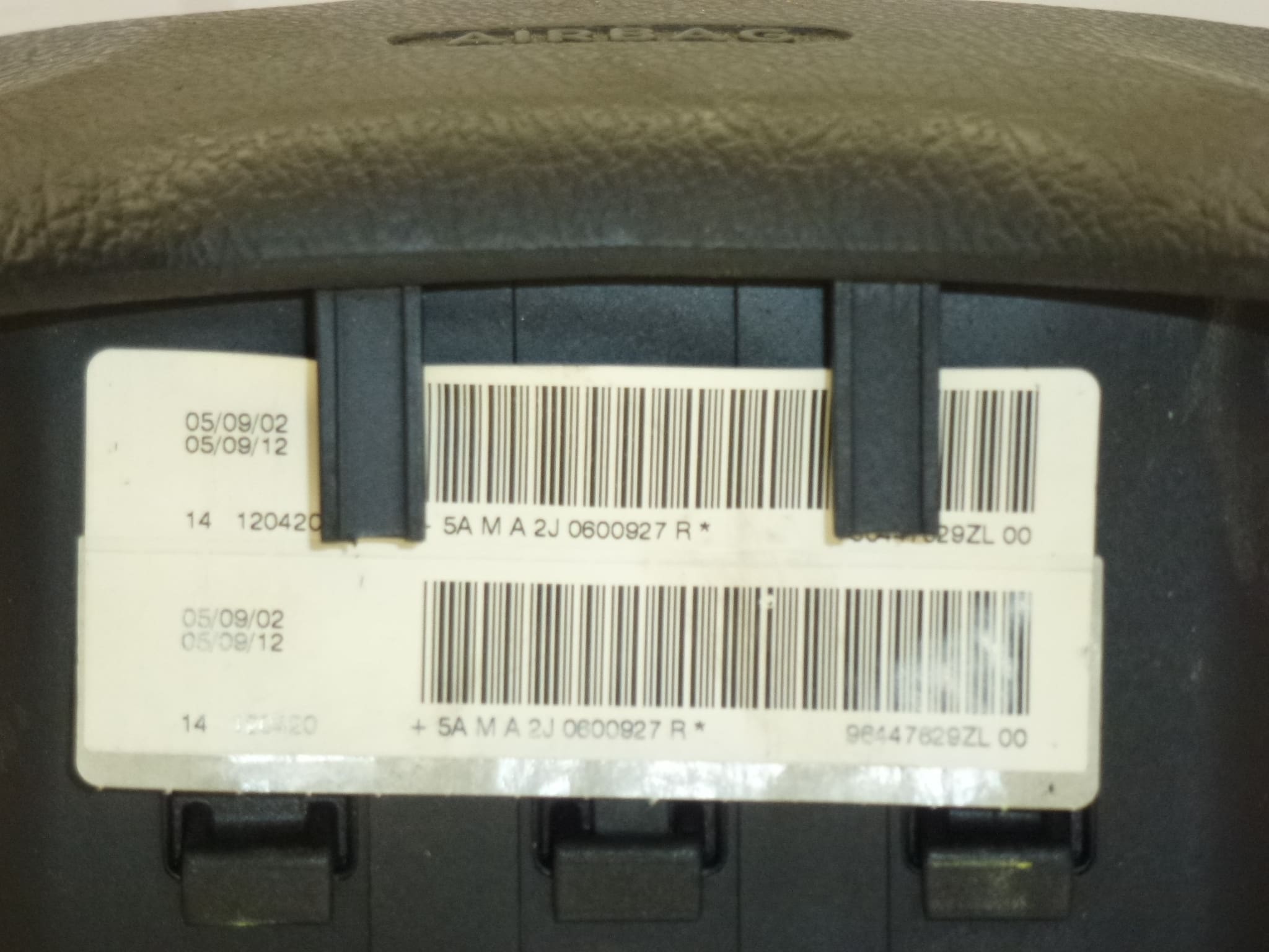 Steering Wheel Airbag Citroën Xsara Picasso 96447629ZL 4112FN - Image 2