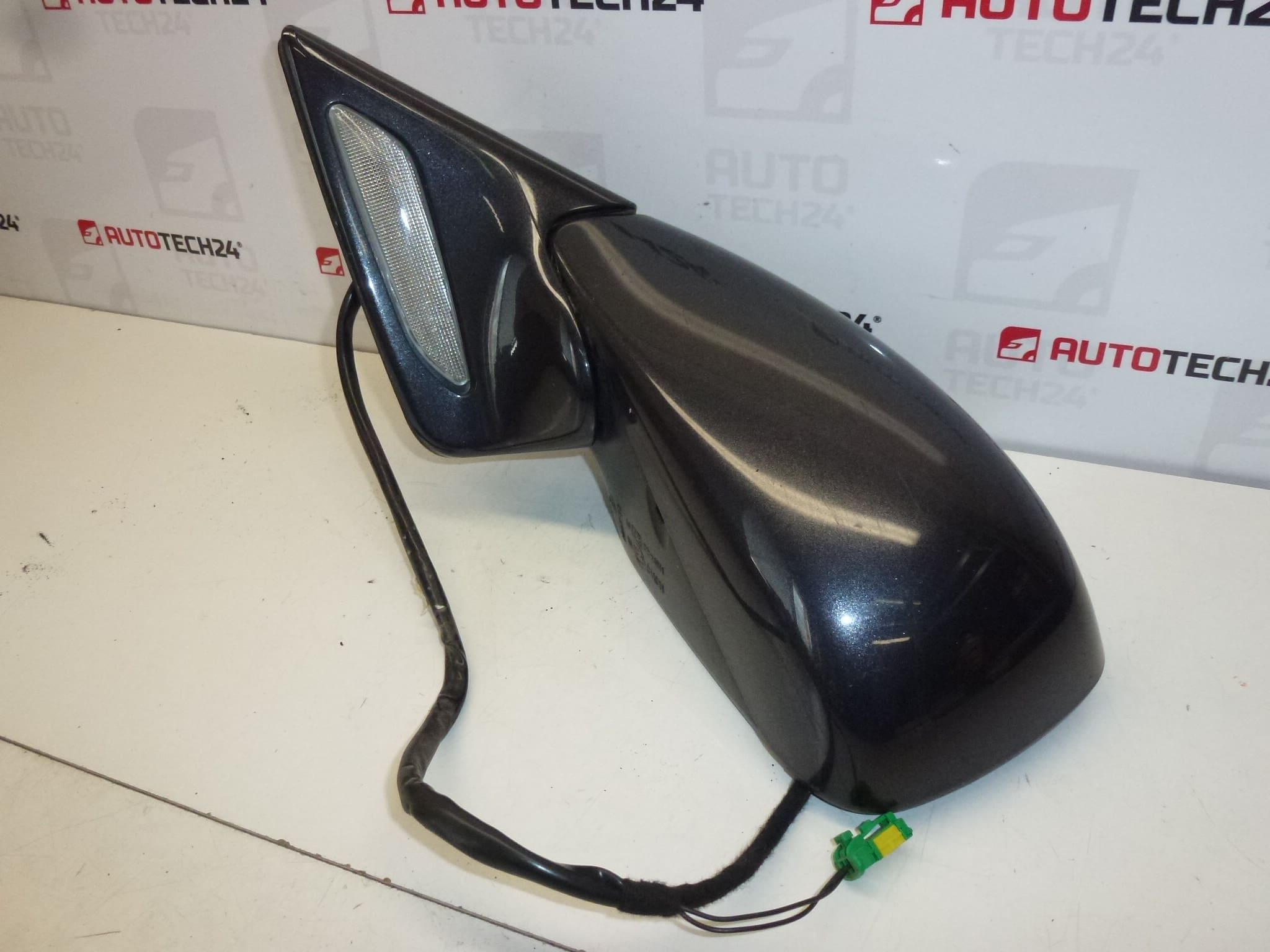 Left electrically folding side mirror, gray (EYJ), for Citroën C8 - 8153FT - Image 2