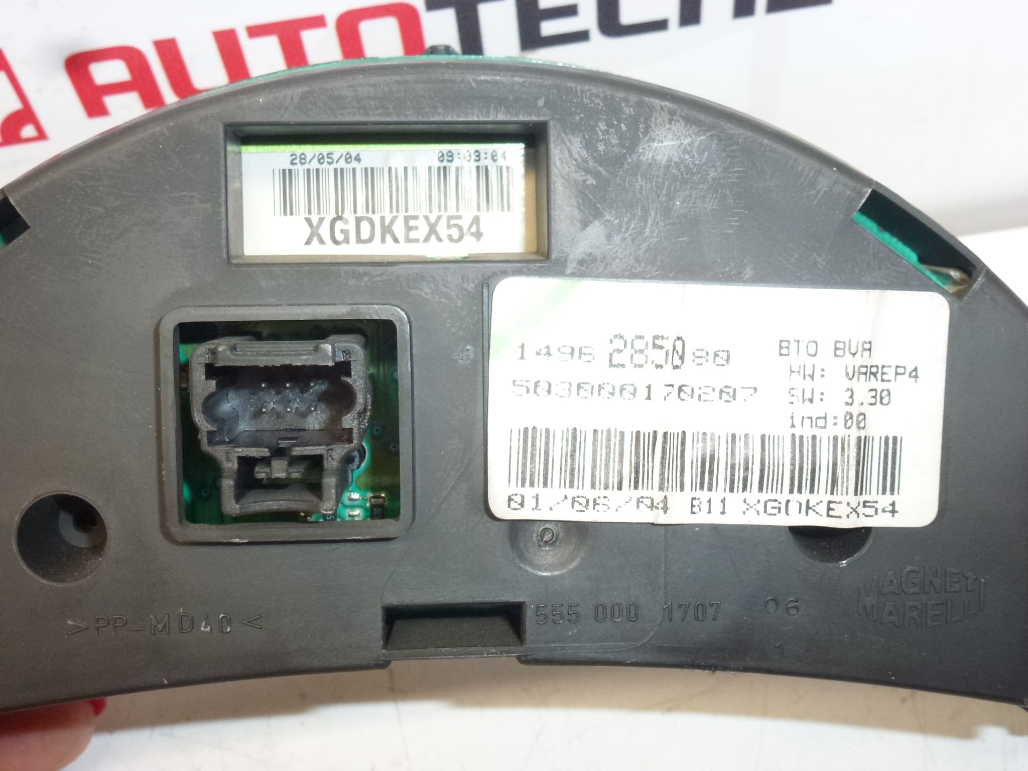 Display for Citroën C8 Peugeot 807 with Mileage 139000km 1496285080 610579 - Image 2