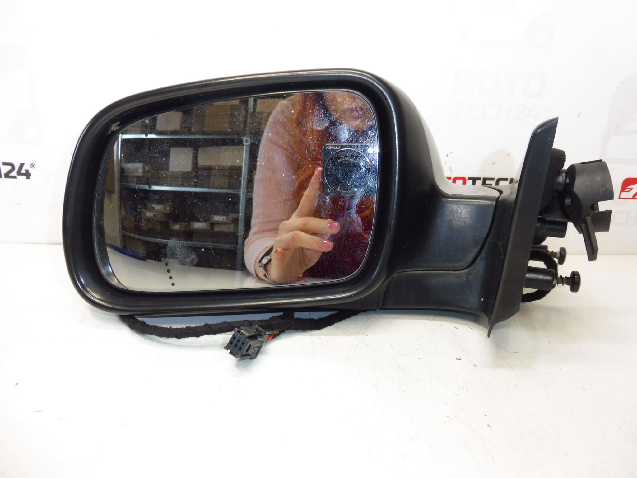 Left Wing Mirror Peugeot 307 Green ETSC 8149AW - Image 2