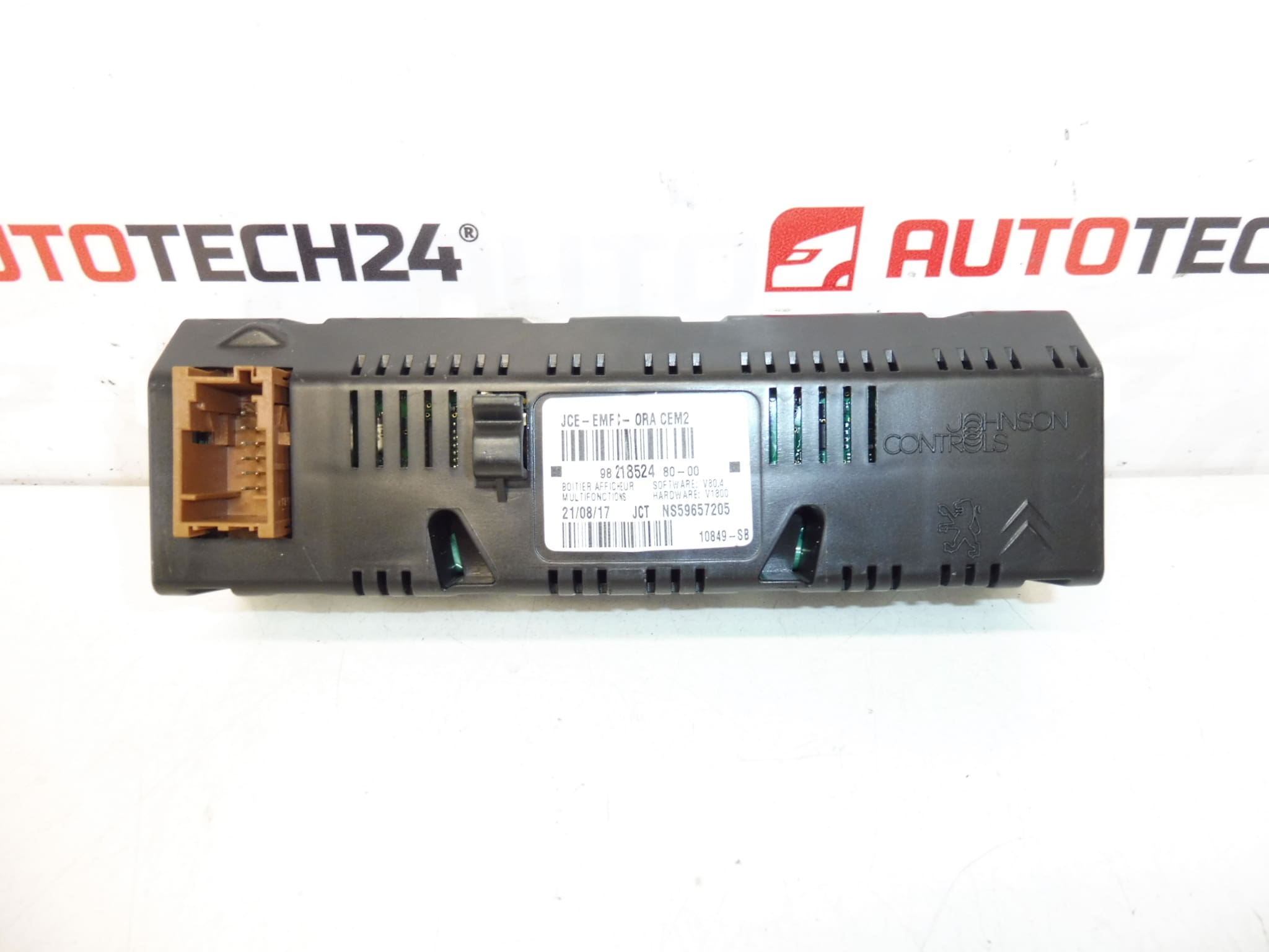 Radio And Computer Display Peugeot 407 9821852480 659349 - Image 2