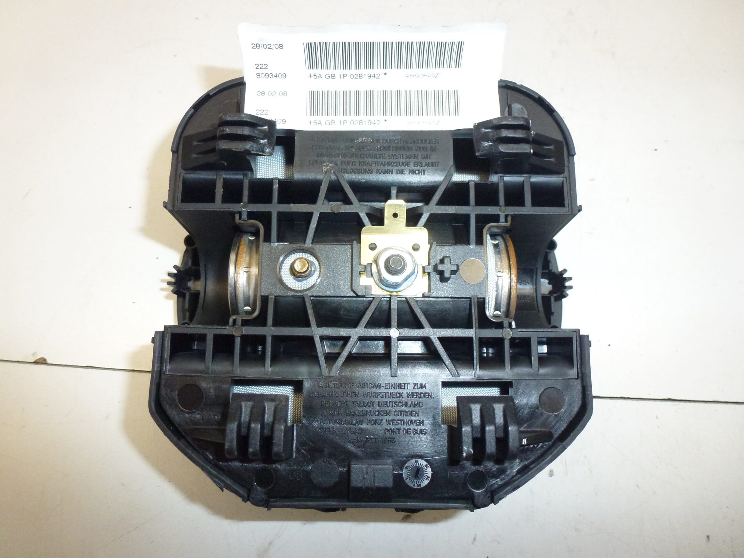 Airbag steering wheel Citroën C4 96823829ZD 4112KF - Image 2