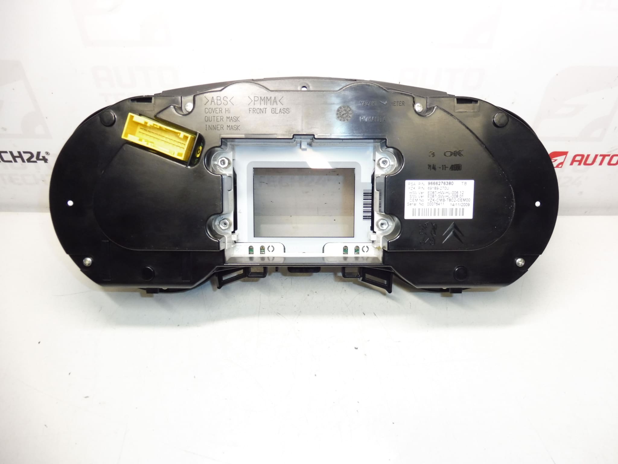 Speedometer 188000km Peugeot 3008 5008 9666276380 9805170680 6103Y4 - Image 2