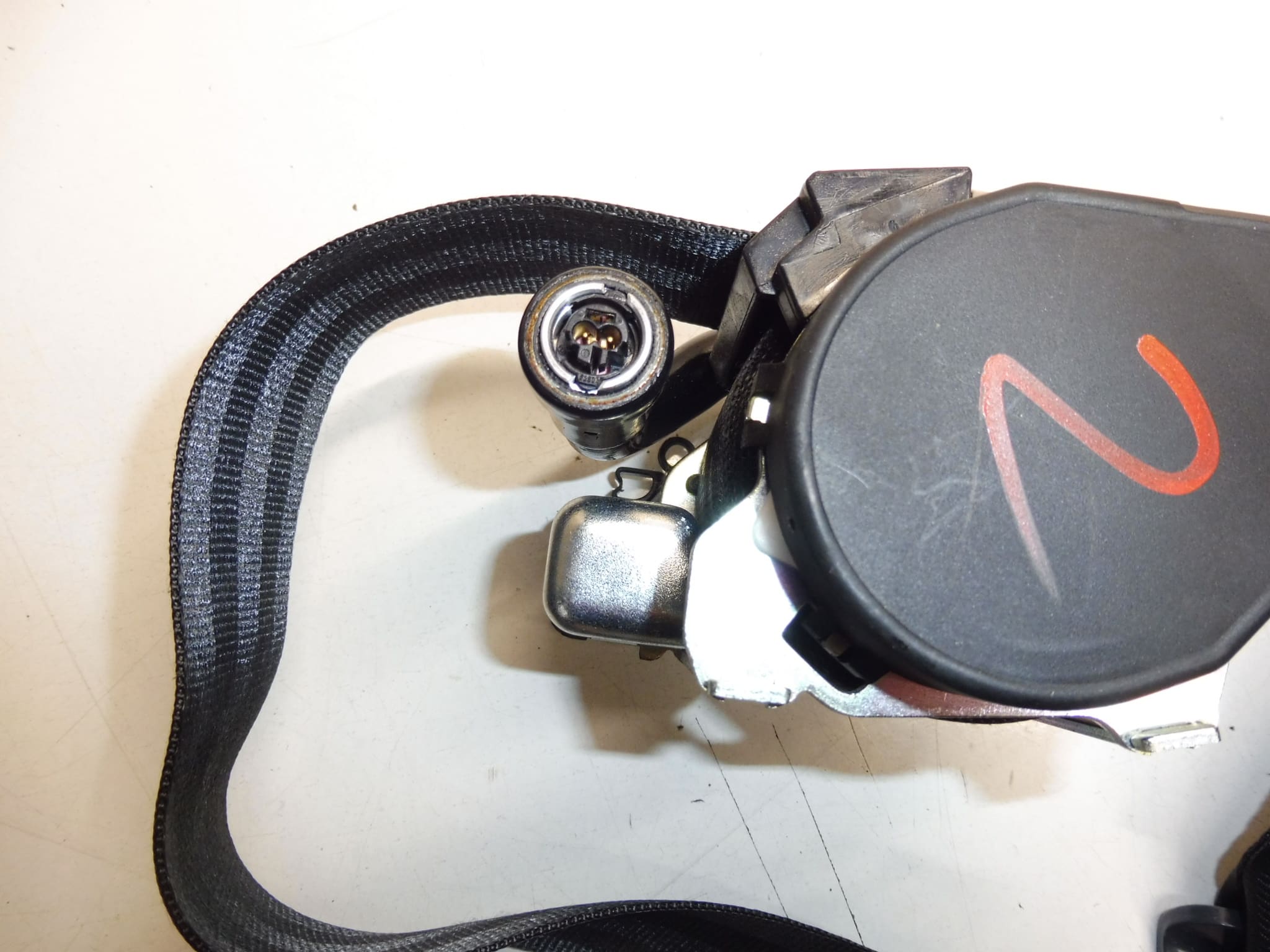 Passenger seat belt Peugeot 308 96768385XX 8976S2 - Image 2