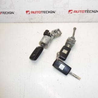 Set of locks and 3 keys Citroën Peugeot 4162KF 4162KC