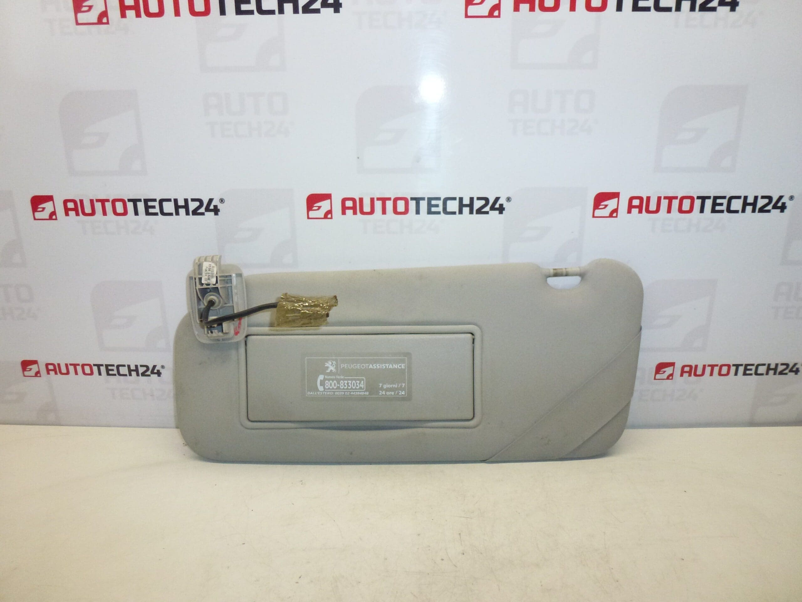 Peugeot 407 driver's sun visor left 8143NZ