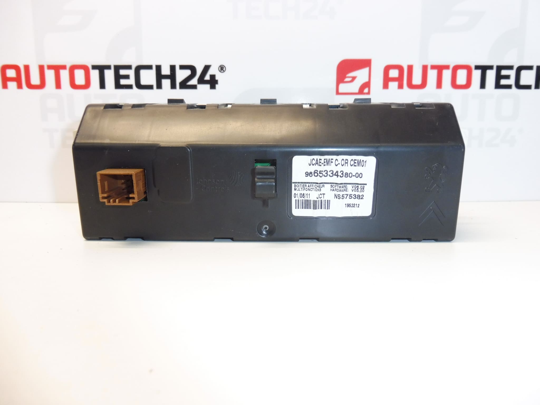 Citroen C4 II computer radio display 9665334380 6155HW - Image 2